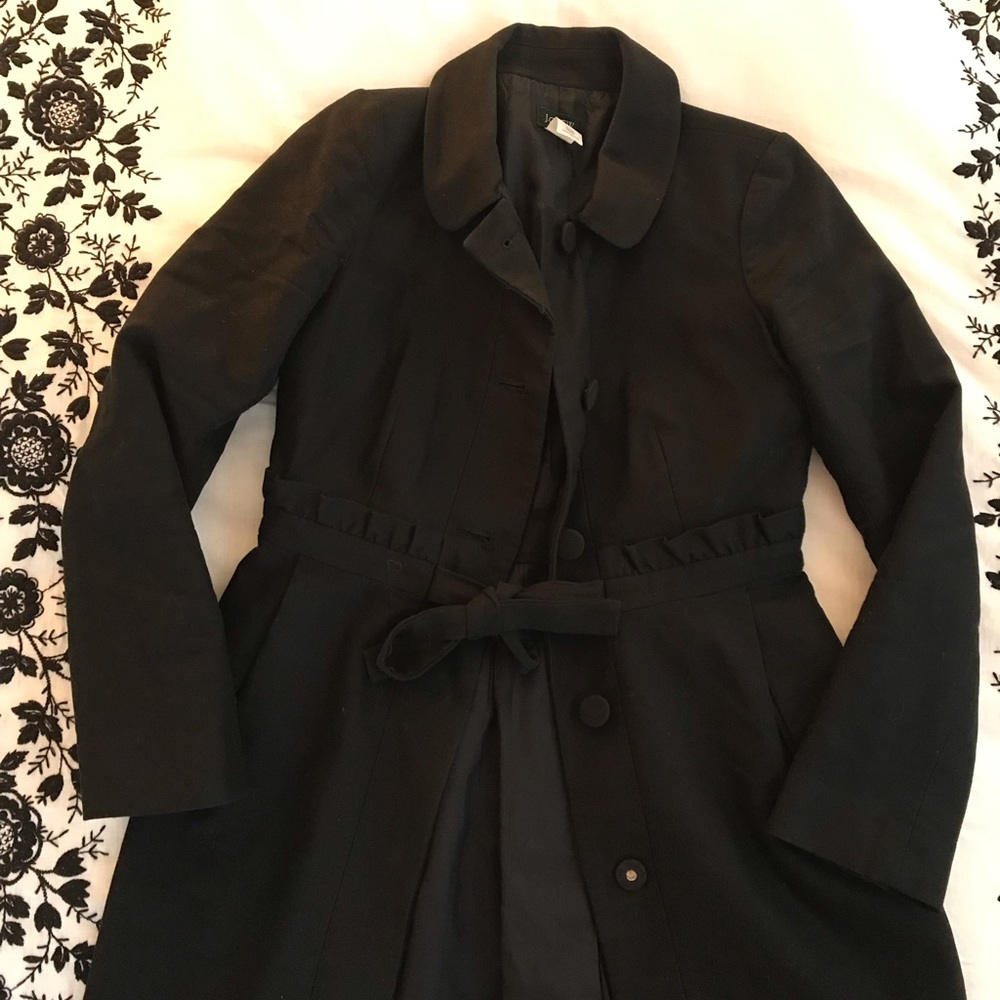 J.Crew size 4 black coat